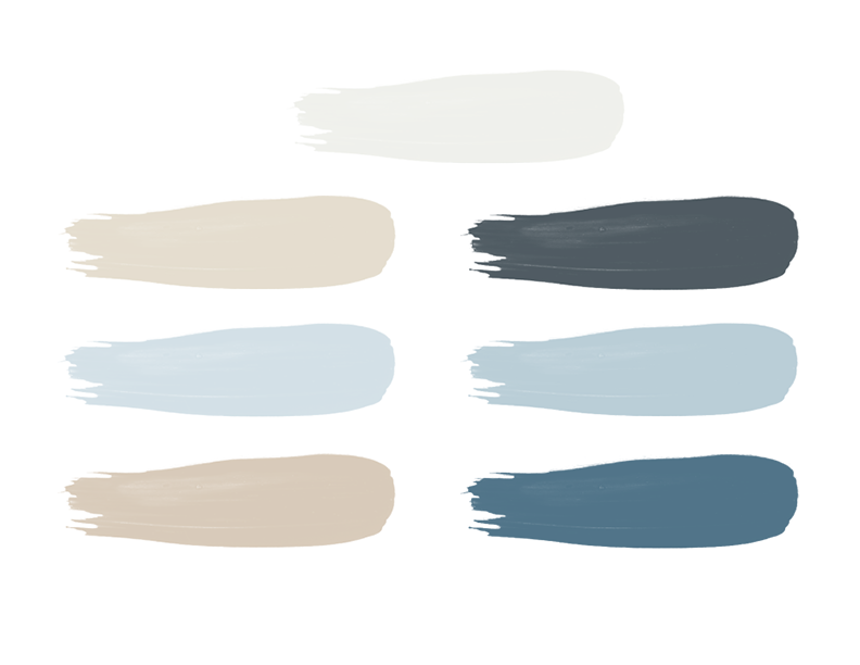 Color Palette Blue Metal Paint Color True Blue Color Palette