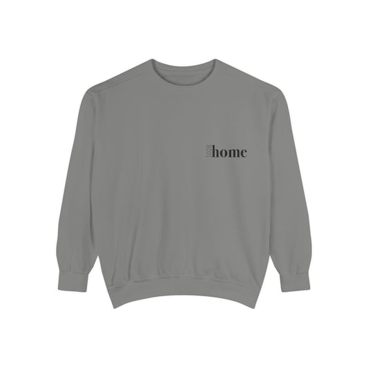 my love language is second guessing every detail crewneck // grey