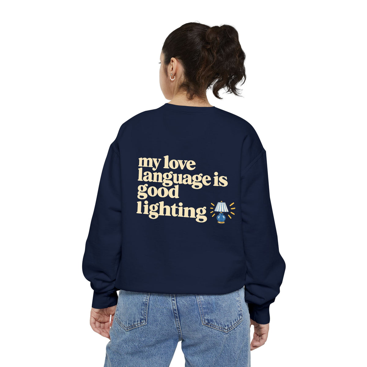 my love language is good lighting // navy