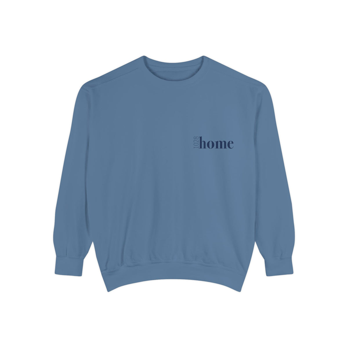 my love language is having a junk drawer crewneck // steel blue