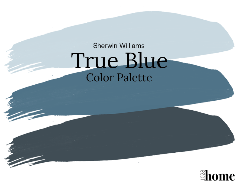 true blue color palette