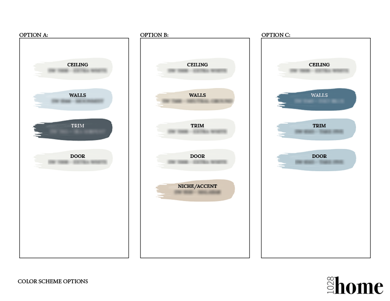 true blue color palette