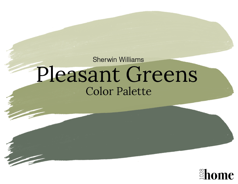 pleasant greens color palette